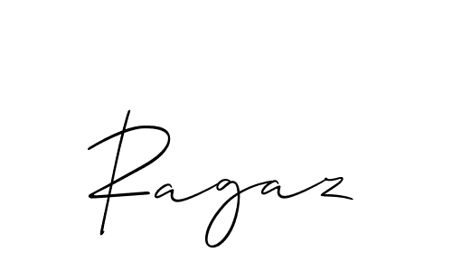 How to Draw Ragaz signature style? Allison_Script is a latest design signature styles for name Ragaz. Ragaz signature style 2 images and pictures png