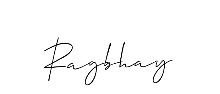 You should practise on your own different ways (Allison_Script) to write your name (Ragbhay) in signature. don't let someone else do it for you. Ragbhay signature style 2 images and pictures png