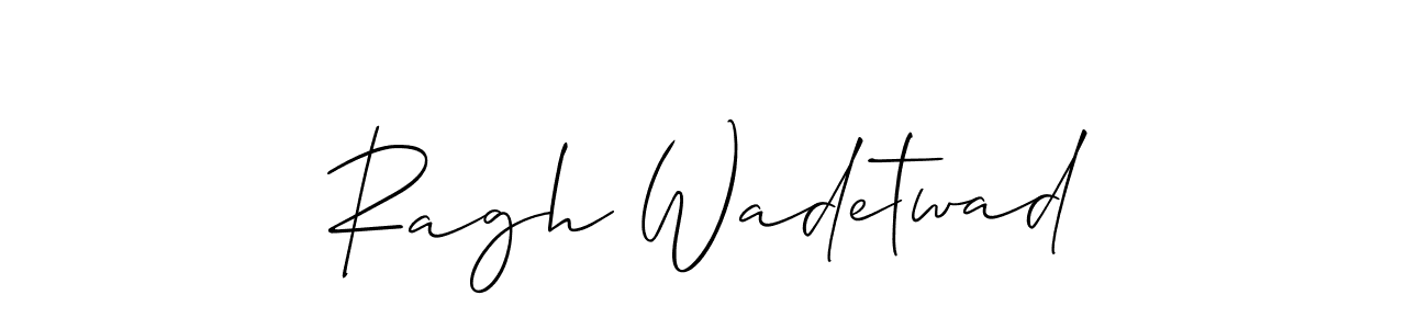 Once you've used our free online signature maker to create your best signature Allison_Script style, it's time to enjoy all of the benefits that Ragh Wadetwad name signing documents. Ragh Wadetwad signature style 2 images and pictures png