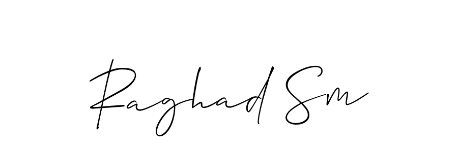 Raghad Sm stylish signature style. Best Handwritten Sign (Allison_Script) for my name. Handwritten Signature Collection Ideas for my name Raghad Sm. Raghad Sm signature style 2 images and pictures png