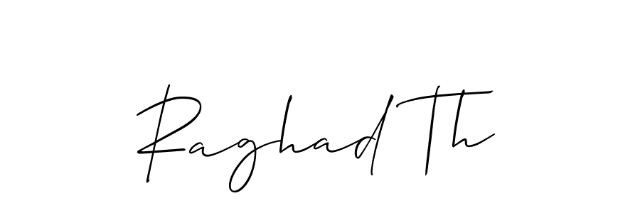 Raghad Th stylish signature style. Best Handwritten Sign (Allison_Script) for my name. Handwritten Signature Collection Ideas for my name Raghad Th. Raghad Th signature style 2 images and pictures png