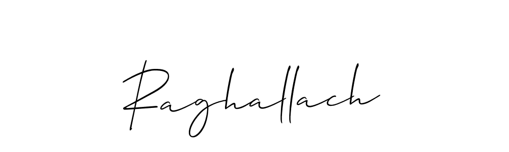 It looks lik you need a new signature style for name Raghallach. Design unique handwritten (Allison_Script) signature with our free signature maker in just a few clicks. Raghallach signature style 2 images and pictures png