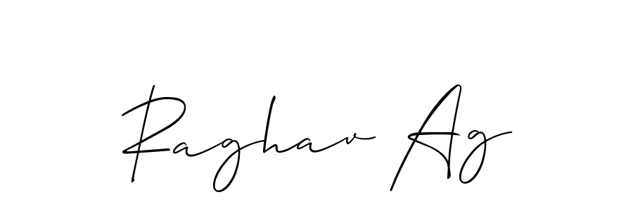 Make a beautiful signature design for name Raghav Ag. Use this online signature maker to create a handwritten signature for free. Raghav Ag signature style 2 images and pictures png