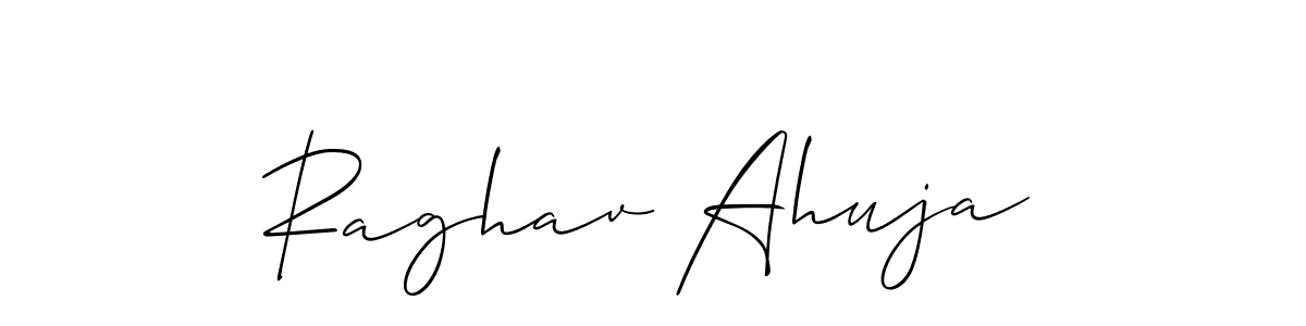 Make a beautiful signature design for name Raghav Ahuja. Use this online signature maker to create a handwritten signature for free. Raghav Ahuja signature style 2 images and pictures png