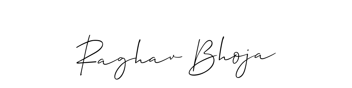 It looks lik you need a new signature style for name Raghav Bhoja. Design unique handwritten (Allison_Script) signature with our free signature maker in just a few clicks. Raghav Bhoja signature style 2 images and pictures png