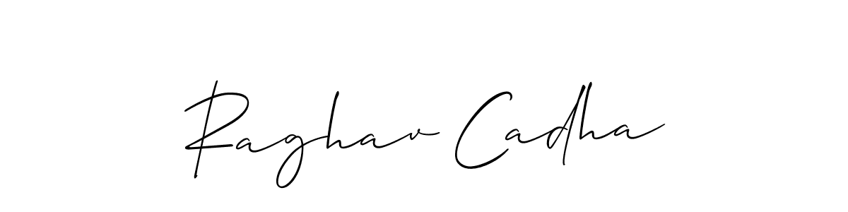 You can use this online signature creator to create a handwritten signature for the name Raghav Cadha. This is the best online autograph maker. Raghav Cadha signature style 2 images and pictures png