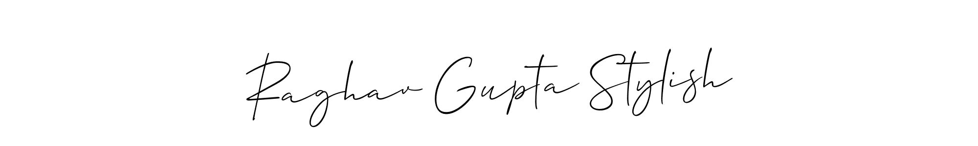 Raghav Gupta Stylish stylish signature style. Best Handwritten Sign (Allison_Script) for my name. Handwritten Signature Collection Ideas for my name Raghav Gupta Stylish. Raghav Gupta Stylish signature style 2 images and pictures png