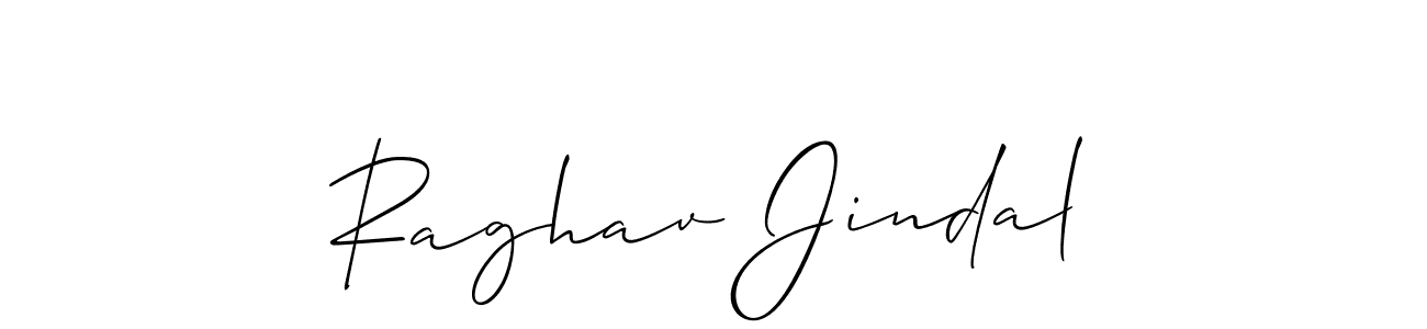 The best way (Allison_Script) to make a short signature is to pick only two or three words in your name. The name Raghav Jindal include a total of six letters. For converting this name. Raghav Jindal signature style 2 images and pictures png