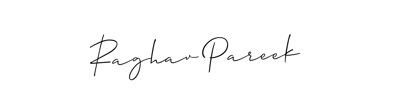 Here are the top 10 professional signature styles for the name Raghav Pareek. These are the best autograph styles you can use for your name. Raghav Pareek signature style 2 images and pictures png