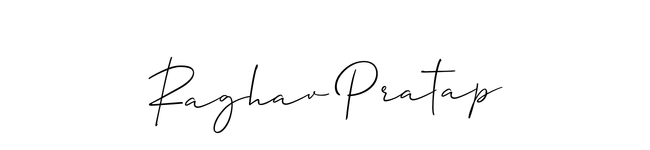 Create a beautiful signature design for name Raghav Pratap. With this signature (Allison_Script) fonts, you can make a handwritten signature for free. Raghav Pratap signature style 2 images and pictures png