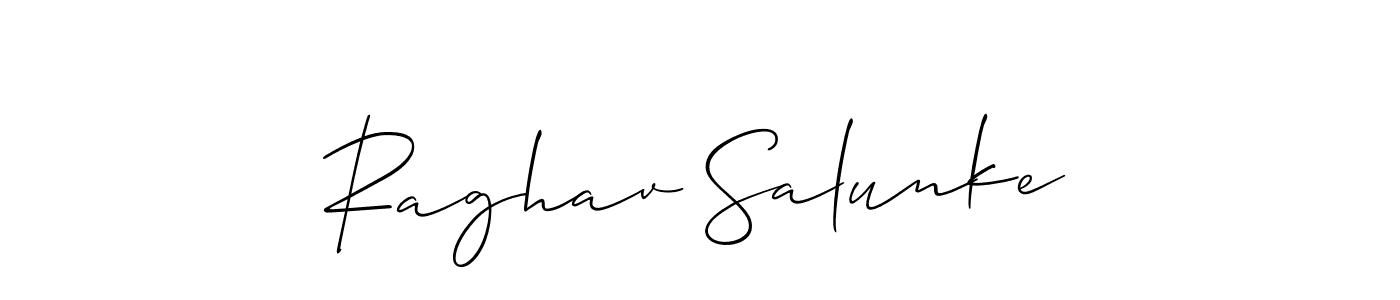 Here are the top 10 professional signature styles for the name Raghav Salunke. These are the best autograph styles you can use for your name. Raghav Salunke signature style 2 images and pictures png
