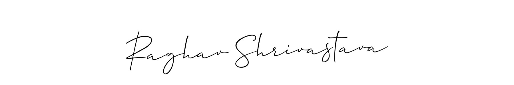 Similarly Allison_Script is the best handwritten signature design. Signature creator online .You can use it as an online autograph creator for name Raghav Shrivastava. Raghav Shrivastava signature style 2 images and pictures png