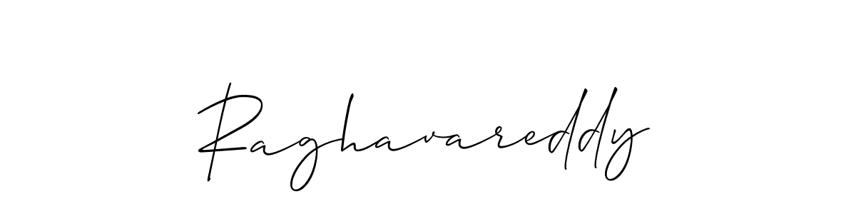 Make a beautiful signature design for name Raghavareddy. With this signature (Allison_Script) style, you can create a handwritten signature for free. Raghavareddy signature style 2 images and pictures png