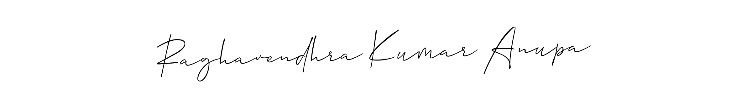 Once you've used our free online signature maker to create your best signature Allison_Script style, it's time to enjoy all of the benefits that Raghavendhra Kumar Anupa name signing documents. Raghavendhra Kumar Anupa signature style 2 images and pictures png