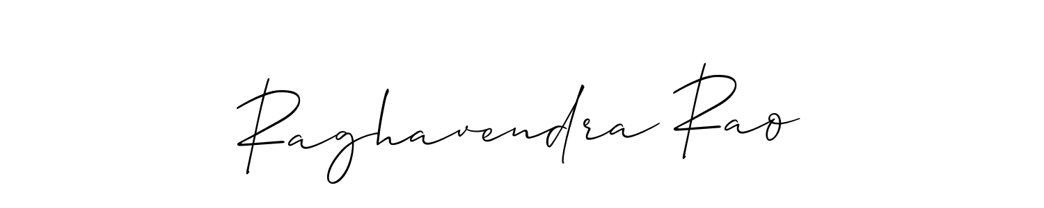 Also we have Raghavendra Rao name is the best signature style. Create professional handwritten signature collection using Allison_Script autograph style. Raghavendra Rao signature style 2 images and pictures png