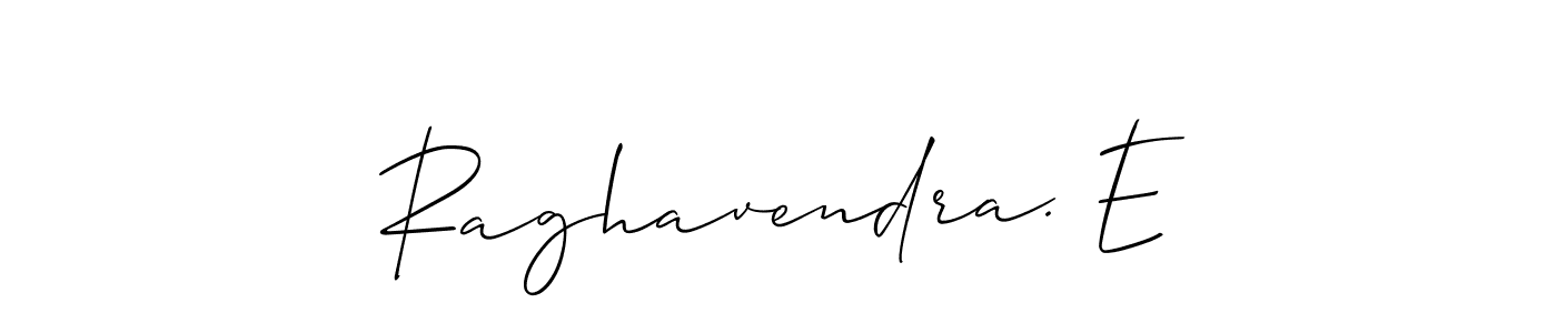 Best and Professional Signature Style for Raghavendra. E. Allison_Script Best Signature Style Collection. Raghavendra. E signature style 2 images and pictures png