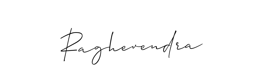 Use a signature maker to create a handwritten signature online. With this signature software, you can design (Allison_Script) your own signature for name Raghevendra. Raghevendra signature style 2 images and pictures png