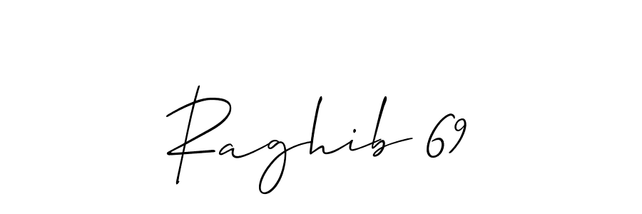 Also You can easily find your signature by using the search form. We will create Raghib 69 name handwritten signature images for you free of cost using Allison_Script sign style. Raghib 69 signature style 2 images and pictures png