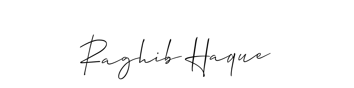 Allison_Script is a professional signature style that is perfect for those who want to add a touch of class to their signature. It is also a great choice for those who want to make their signature more unique. Get Raghib Haque name to fancy signature for free. Raghib Haque signature style 2 images and pictures png