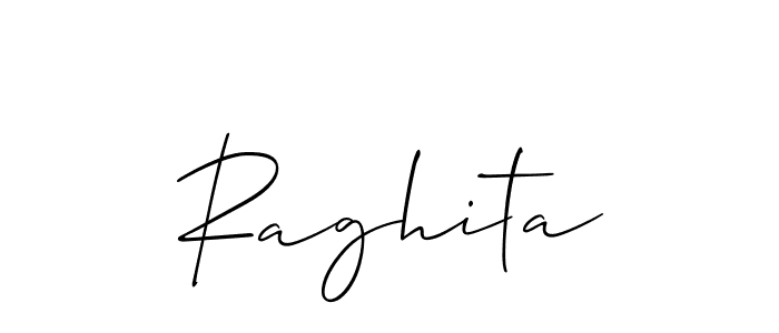 How to make Raghita signature? Allison_Script is a professional autograph style. Create handwritten signature for Raghita name. Raghita signature style 2 images and pictures png