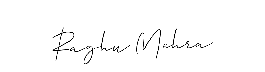 Use a signature maker to create a handwritten signature online. With this signature software, you can design (Allison_Script) your own signature for name Raghu Mehra. Raghu Mehra signature style 2 images and pictures png