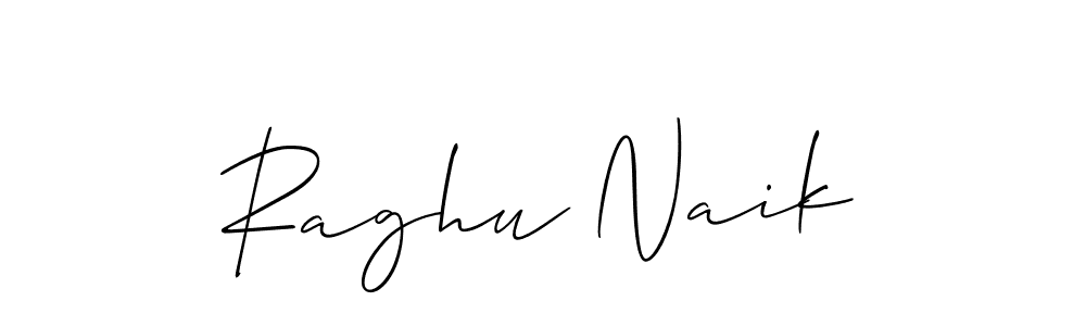 Design your own signature with our free online signature maker. With this signature software, you can create a handwritten (Allison_Script) signature for name Raghu Naik. Raghu Naik signature style 2 images and pictures png