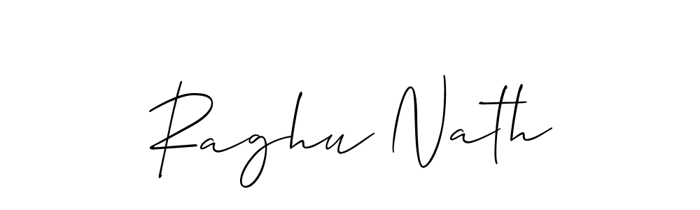 How to make Raghu Nath signature? Allison_Script is a professional autograph style. Create handwritten signature for Raghu Nath name. Raghu Nath signature style 2 images and pictures png