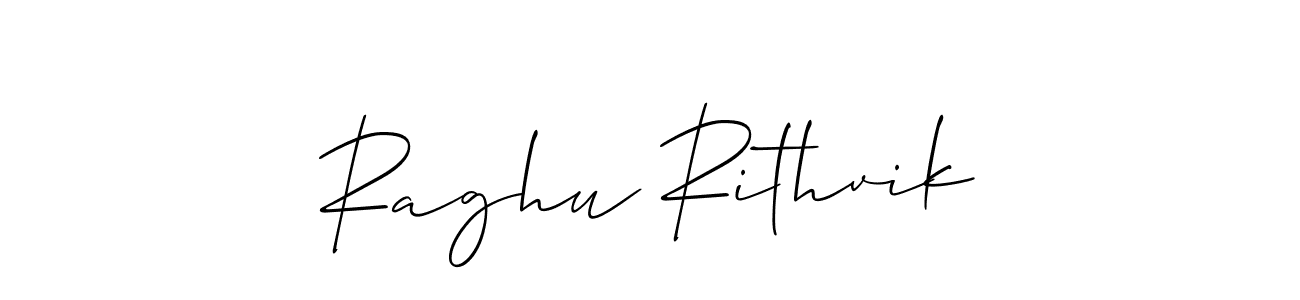 Also we have Raghu Rithvik name is the best signature style. Create professional handwritten signature collection using Allison_Script autograph style. Raghu Rithvik signature style 2 images and pictures png