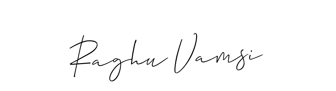 Best and Professional Signature Style for Raghu Vamsi. Allison_Script Best Signature Style Collection. Raghu Vamsi signature style 2 images and pictures png