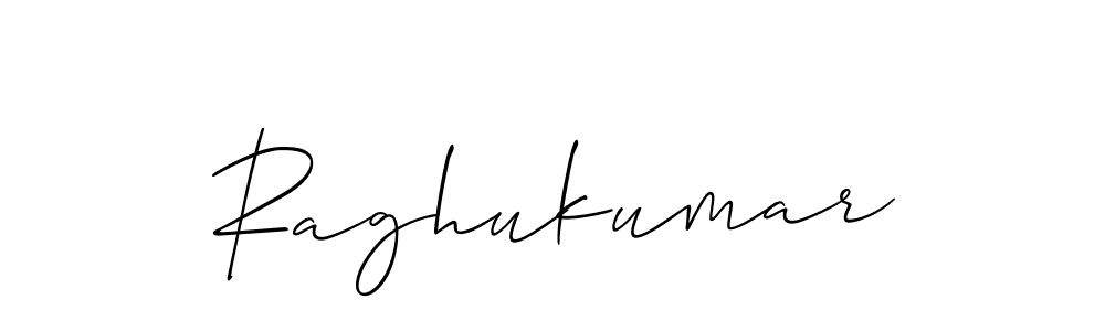 if you are searching for the best signature style for your name Raghukumar. so please give up your signature search. here we have designed multiple signature styles  using Allison_Script. Raghukumar signature style 2 images and pictures png