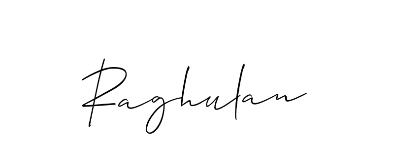 Raghulan stylish signature style. Best Handwritten Sign (Allison_Script) for my name. Handwritten Signature Collection Ideas for my name Raghulan. Raghulan signature style 2 images and pictures png