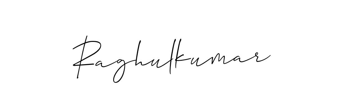 Also we have Raghulkumar name is the best signature style. Create professional handwritten signature collection using Allison_Script autograph style. Raghulkumar signature style 2 images and pictures png