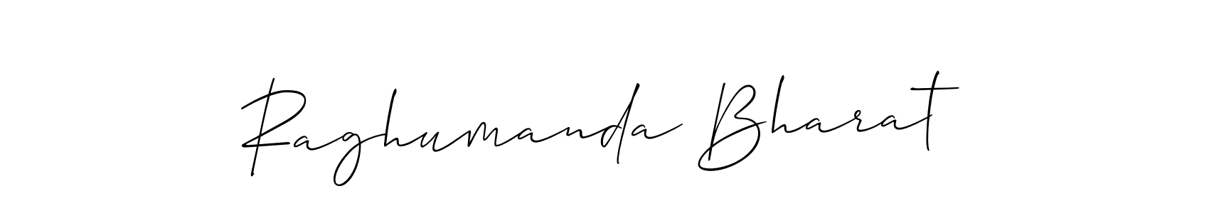 You can use this online signature creator to create a handwritten signature for the name Raghumanda Bharat. This is the best online autograph maker. Raghumanda Bharat signature style 2 images and pictures png