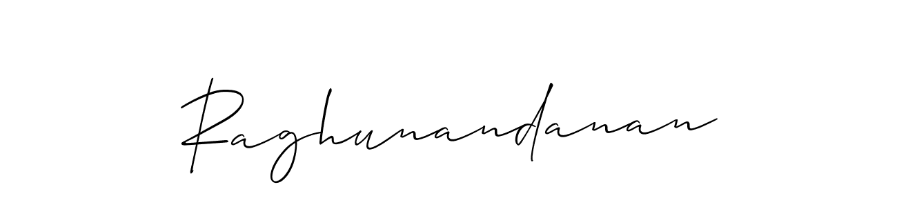 if you are searching for the best signature style for your name Raghunandanan. so please give up your signature search. here we have designed multiple signature styles  using Allison_Script. Raghunandanan signature style 2 images and pictures png