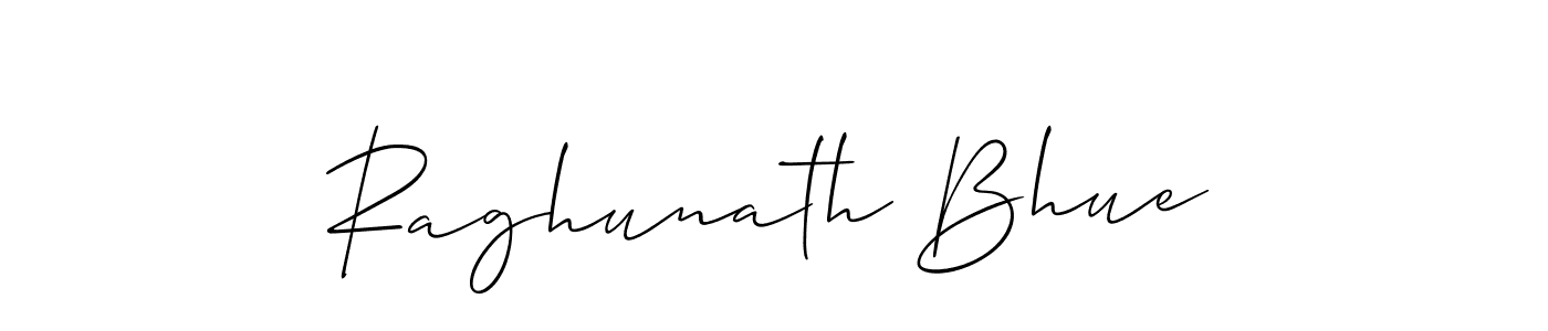 The best way (Allison_Script) to make a short signature is to pick only two or three words in your name. The name Raghunath Bhue include a total of six letters. For converting this name. Raghunath Bhue signature style 2 images and pictures png