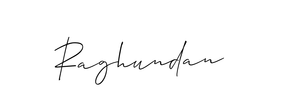 Allison_Script is a professional signature style that is perfect for those who want to add a touch of class to their signature. It is also a great choice for those who want to make their signature more unique. Get Raghundan name to fancy signature for free. Raghundan signature style 2 images and pictures png
