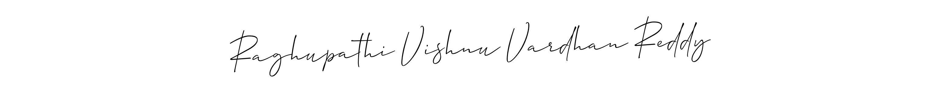 The best way (Allison_Script) to make a short signature is to pick only two or three words in your name. The name Raghupathi Vishnu Vardhan Reddy include a total of six letters. For converting this name. Raghupathi Vishnu Vardhan Reddy signature style 2 images and pictures png