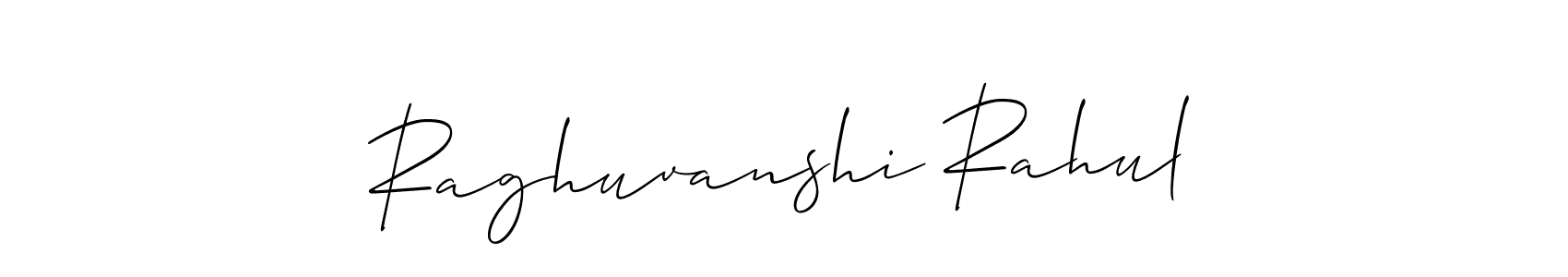 Make a beautiful signature design for name Raghuvanshi Rahul. Use this online signature maker to create a handwritten signature for free. Raghuvanshi Rahul signature style 2 images and pictures png