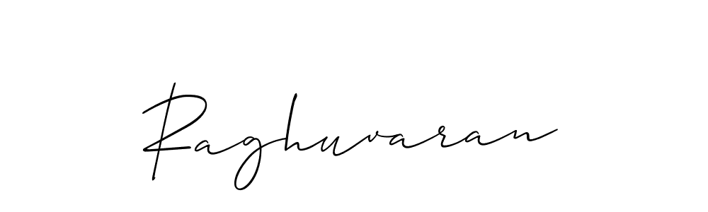 How to make Raghuvaran signature? Allison_Script is a professional autograph style. Create handwritten signature for Raghuvaran name. Raghuvaran signature style 2 images and pictures png