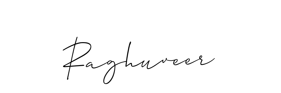 How to make Raghuveer signature? Allison_Script is a professional autograph style. Create handwritten signature for Raghuveer name. Raghuveer signature style 2 images and pictures png