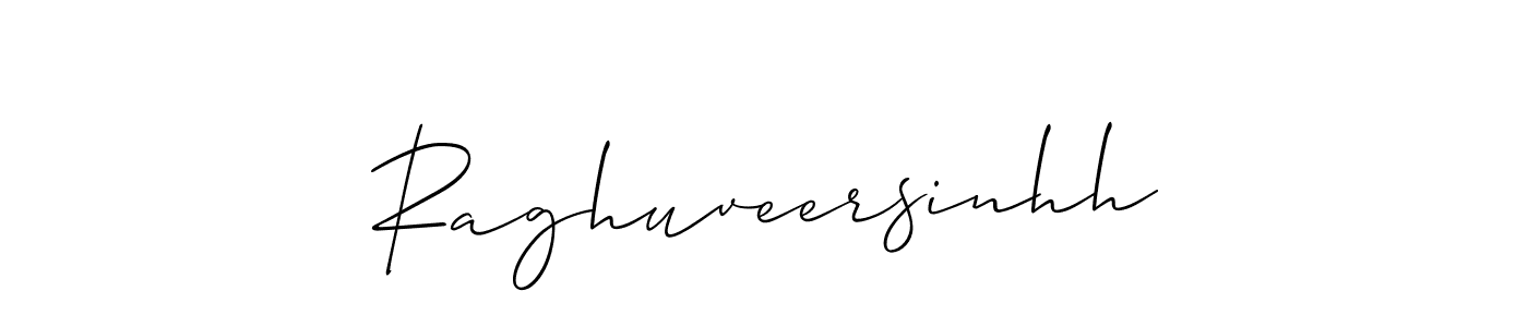 This is the best signature style for the Raghuveersinhh name. Also you like these signature font (Allison_Script). Mix name signature. Raghuveersinhh signature style 2 images and pictures png