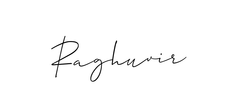 Design your own signature with our free online signature maker. With this signature software, you can create a handwritten (Allison_Script) signature for name Raghuvir. Raghuvir signature style 2 images and pictures png