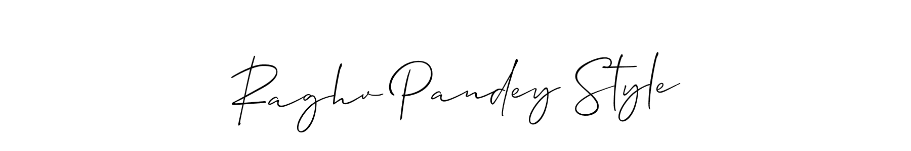 How to make Raghv Pandey Style signature? Allison_Script is a professional autograph style. Create handwritten signature for Raghv Pandey Style name. Raghv Pandey Style signature style 2 images and pictures png