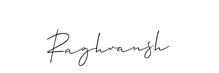 Make a beautiful signature design for name Raghvansh. With this signature (Allison_Script) style, you can create a handwritten signature for free. Raghvansh signature style 2 images and pictures png