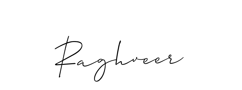Make a beautiful signature design for name Raghveer. With this signature (Allison_Script) style, you can create a handwritten signature for free. Raghveer signature style 2 images and pictures png