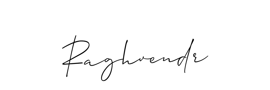 It looks lik you need a new signature style for name Raghvendr. Design unique handwritten (Allison_Script) signature with our free signature maker in just a few clicks. Raghvendr signature style 2 images and pictures png