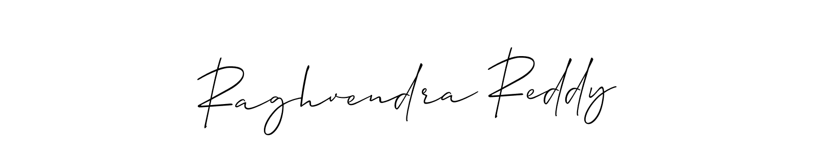 Create a beautiful signature design for name Raghvendra Reddy. With this signature (Allison_Script) fonts, you can make a handwritten signature for free. Raghvendra Reddy signature style 2 images and pictures png