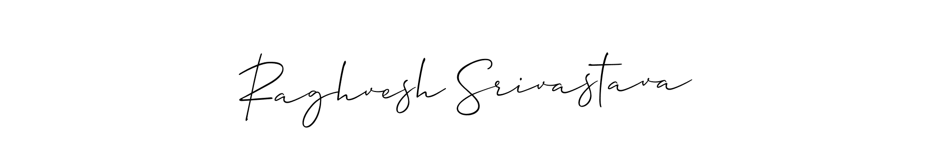 Design your own signature with our free online signature maker. With this signature software, you can create a handwritten (Allison_Script) signature for name Raghvesh Srivastava. Raghvesh Srivastava signature style 2 images and pictures png