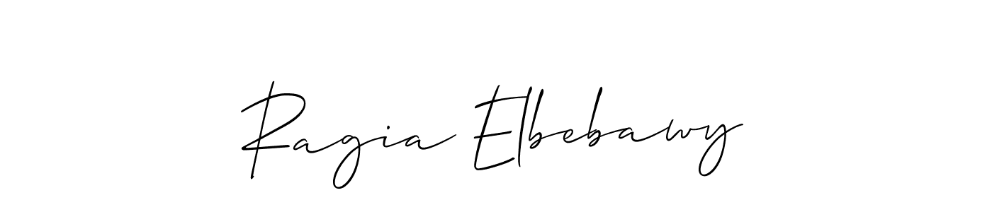 Make a beautiful signature design for name Ragia Elbebawy. Use this online signature maker to create a handwritten signature for free. Ragia Elbebawy signature style 2 images and pictures png