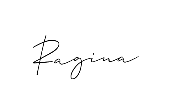 How to make Ragina name signature. Use Allison_Script style for creating short signs online. This is the latest handwritten sign. Ragina signature style 2 images and pictures png